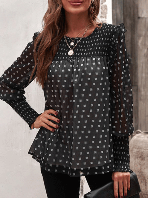 LD | Elegante en casual winterblouse