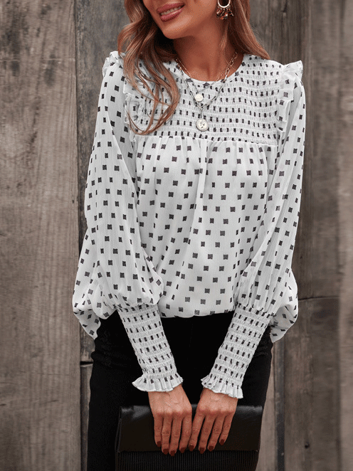 LD | Elegante en casual winterblouse