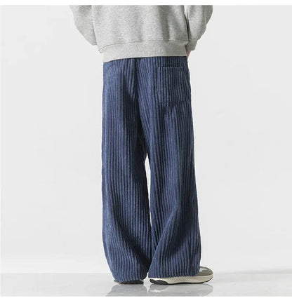 LD | Modieuze oversized corduroy broek