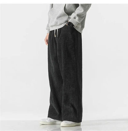LD | Modieuze oversized corduroy broek
