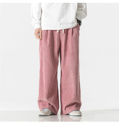 LD | Modieuze oversized corduroy broek