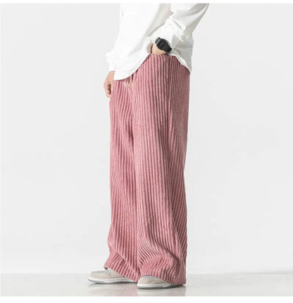 LD | Modieuze oversized corduroy broek