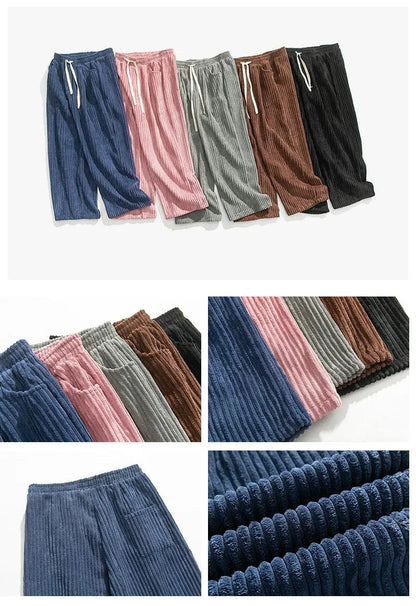 LD | Modieuze oversized corduroy broek